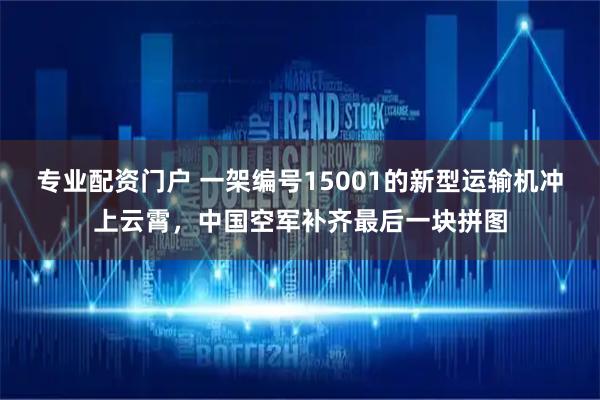 专业配资门户 一架编号15001的新型运输机冲上云霄,中国空军补齐最后一块拼图